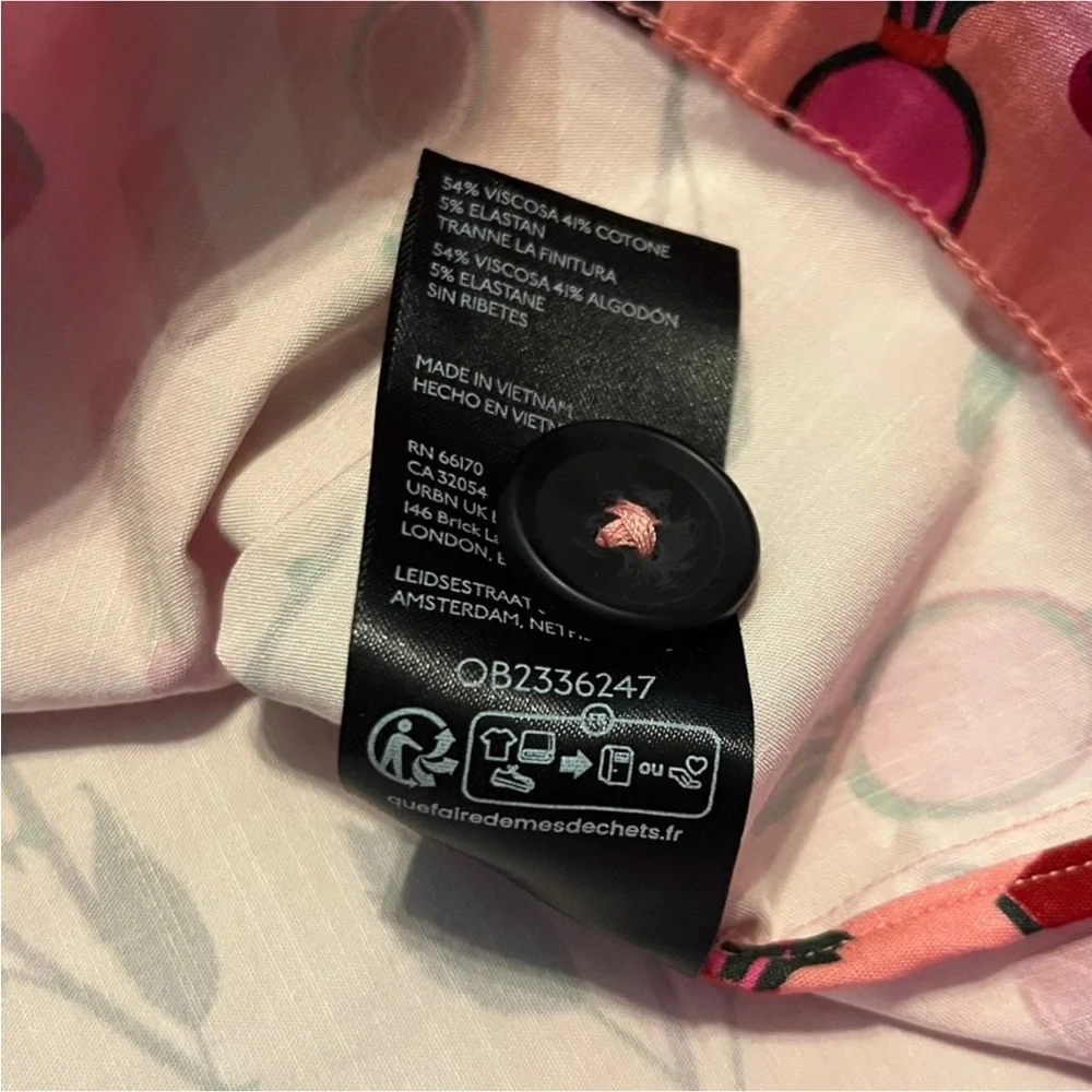 NWT Colette Anthro Anisa Makhoul Pink Skirt💄 - Picture 15 of 15